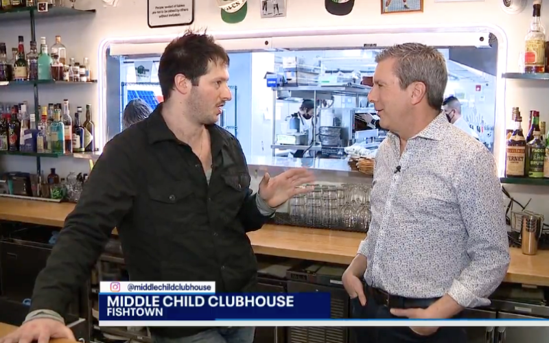 Bob Kelly with Middle Child Clubhouse