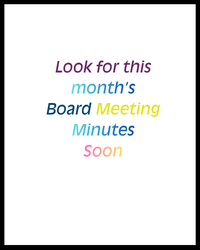 Fishtown District board meeting minutes for this month are coming soon